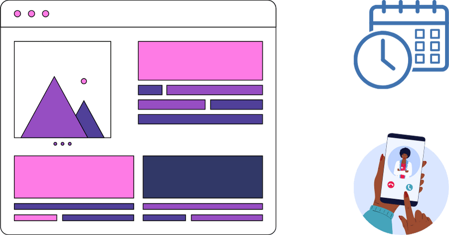 Can’t Book Appointments Online - Dental website design service